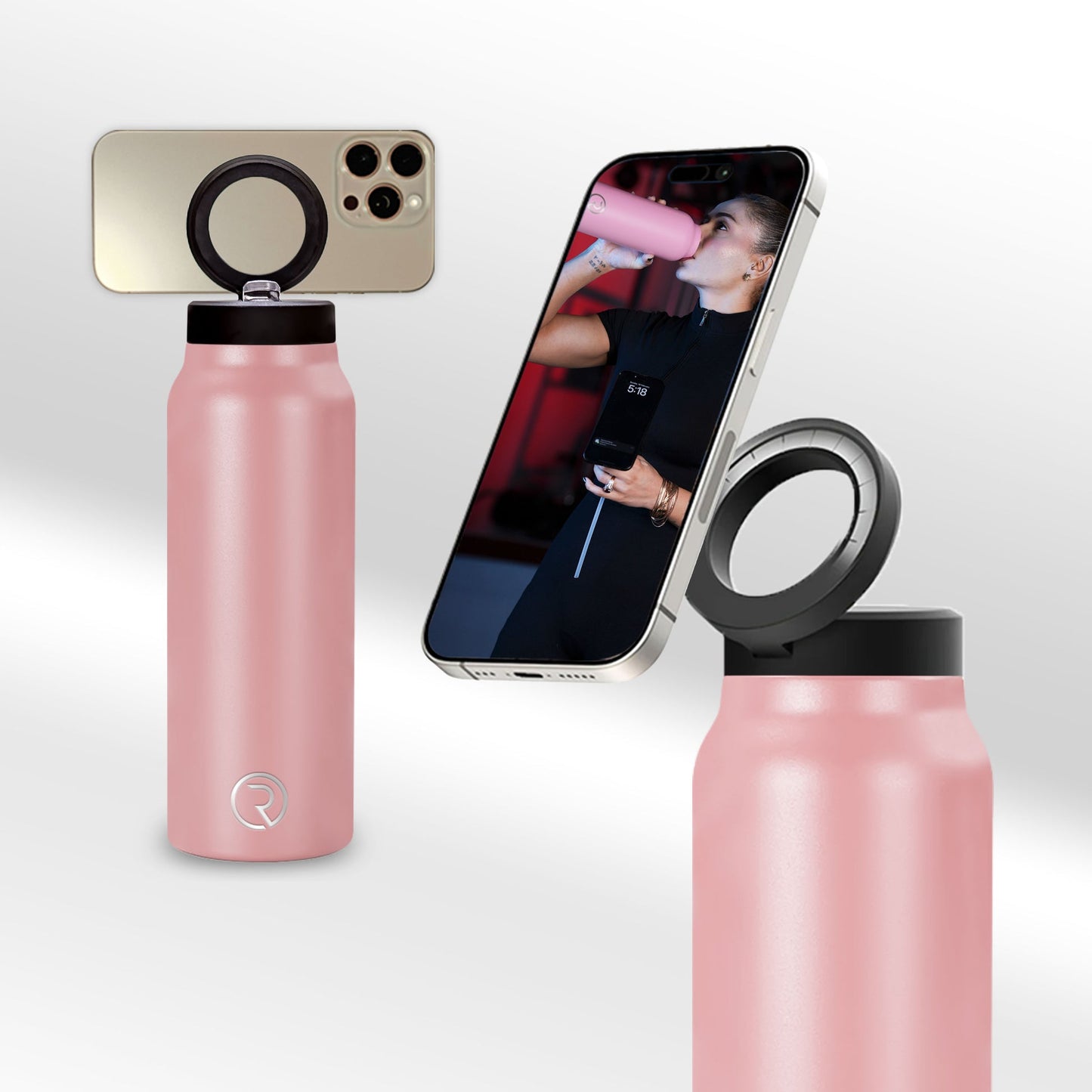 Water Bottle with MagSafe Mount